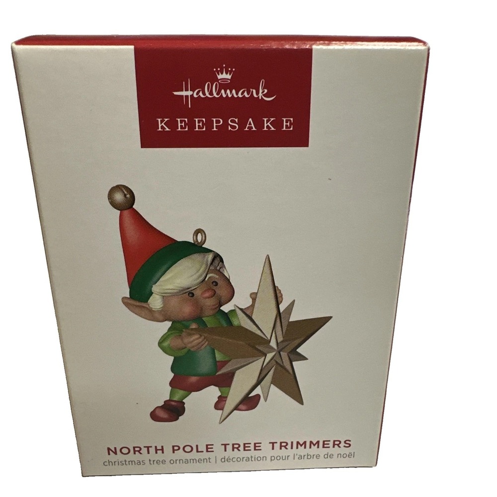 2023 North Pole Tree Trimmers #11 In Series Hallmark Keepsake Ornament New